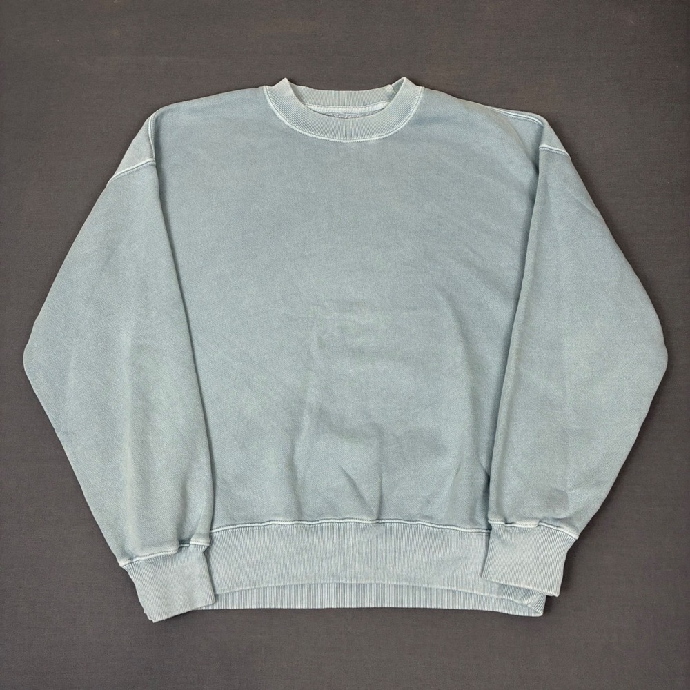 Abercrombie & Fitch Soft A&F Fleece Sweatshirt Men's Size XS Baby Blue